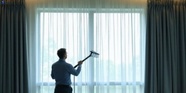 Commercial drapes cleaning service peregian-springs hotels offices