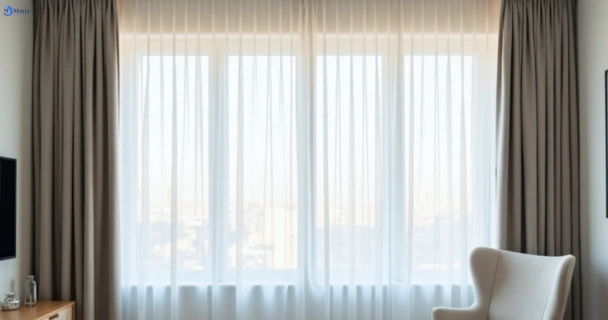 Restored vibrant drapes in peregian-springs QLD after Matty Curtain Cleaning